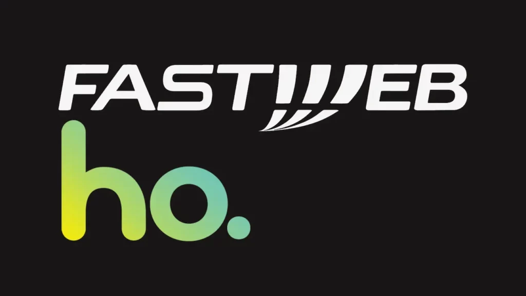 logo di Fastweb e di Ho.Mobile